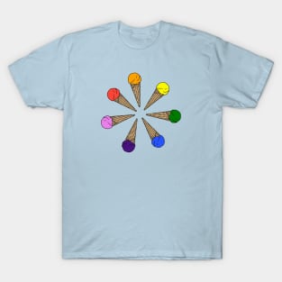 Ice cream rainbow T-Shirt